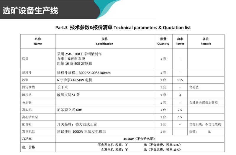 移動式離心選礦設(shè)備